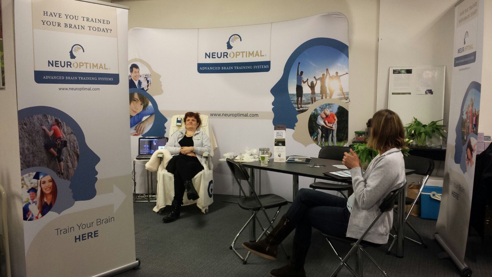 NeurOptimal Neurofeedback op de Massage Complementair Vakbeurs